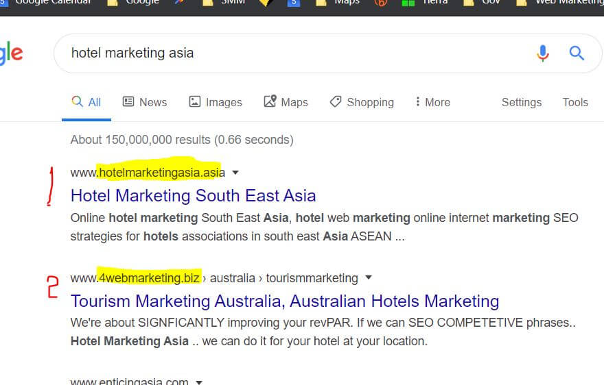 Google hotel marketing asia