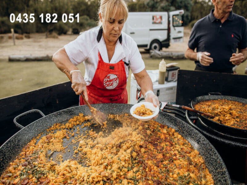 Perth Spanish paella catering services business.